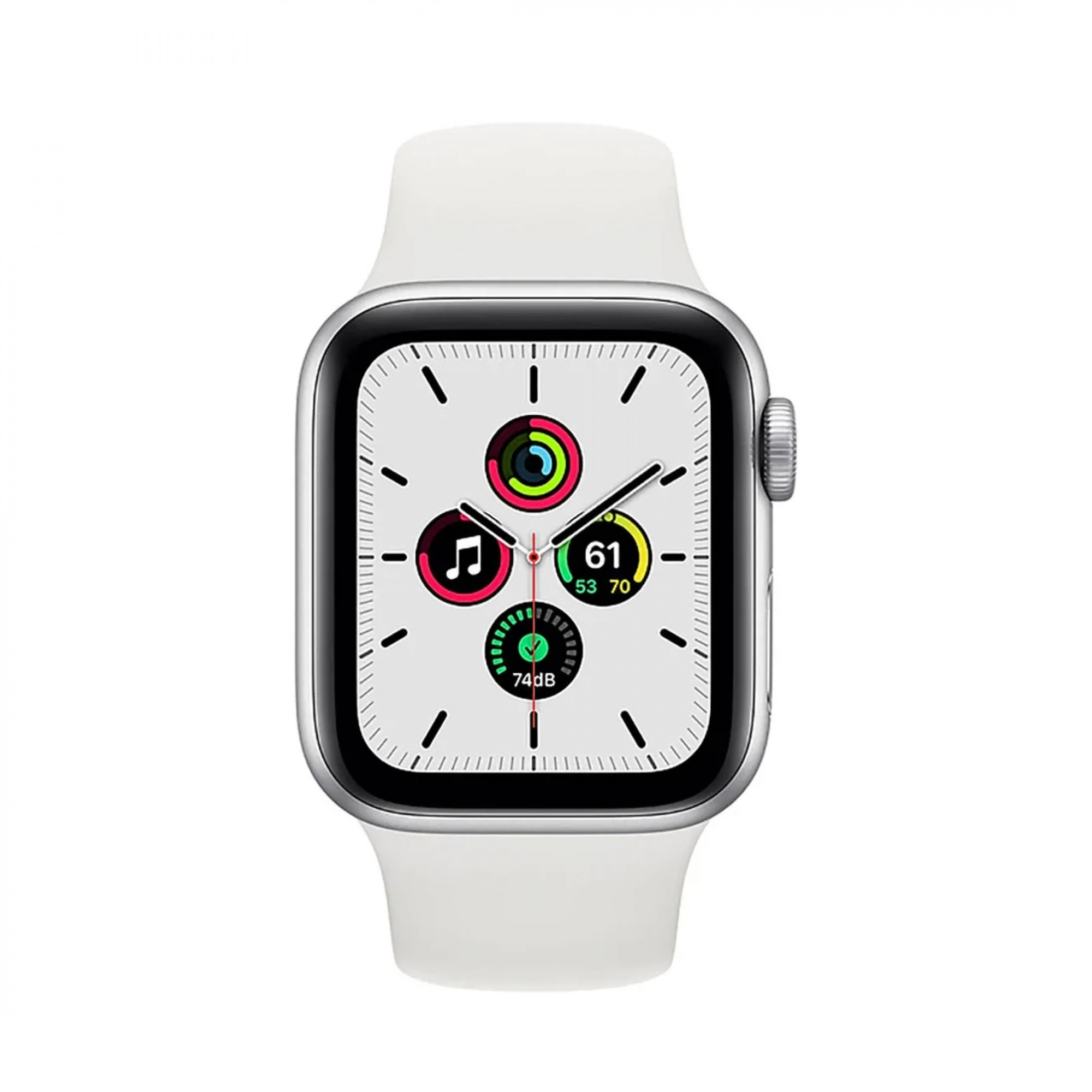 Apple Watch SE GPS 40mm Silver Aluminum Case w. White Sport B. (MYDM2) б/у